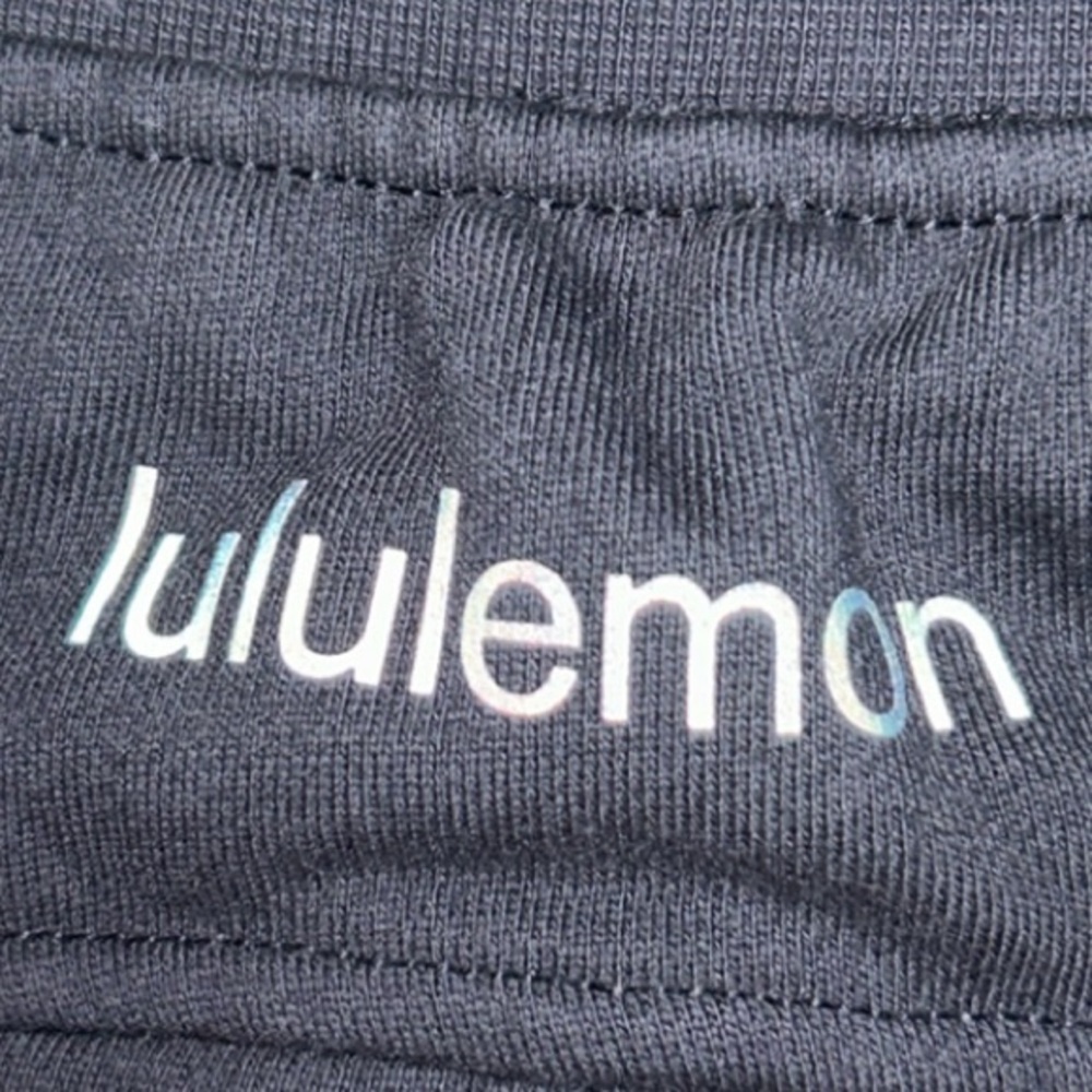 Lululemon Relaxed Fit Super-High Rise French Terry Full Length Jogger black sz 2 - Picture 8 of 9
